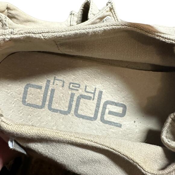 Women's Hey Dude Wendy Grey Shoes size 6 and Slip On Canvas comfortable casual - Picture 11 of 11